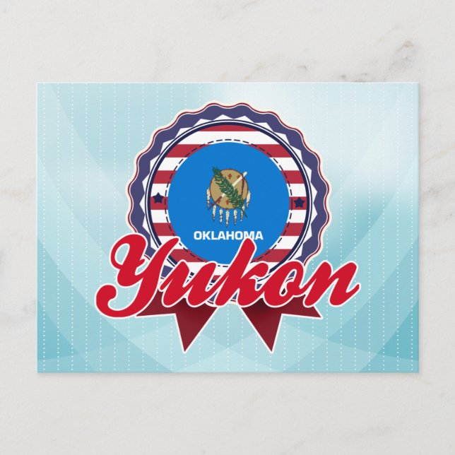 Yukon, OK Vykort (Framsida)