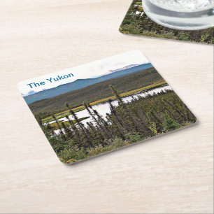Yukon Pond Underlägg Papper Kvadrat