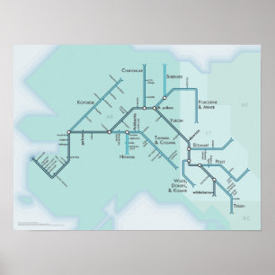 Yukon River 15" x 20", Poster