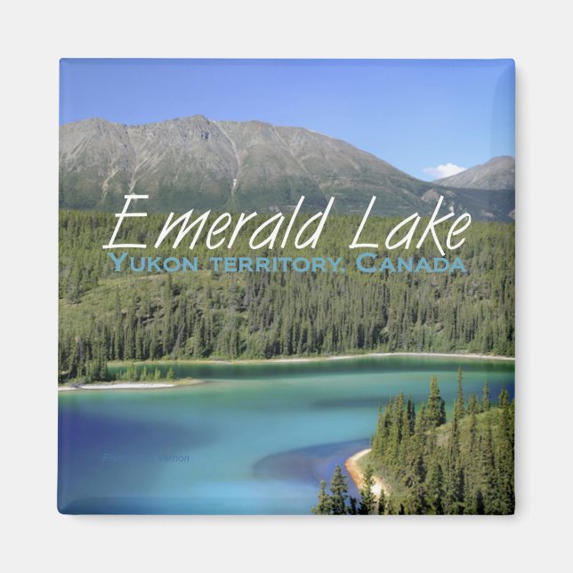 Yukon Territory Canada Travel Fridge Magnet (Framsidan)