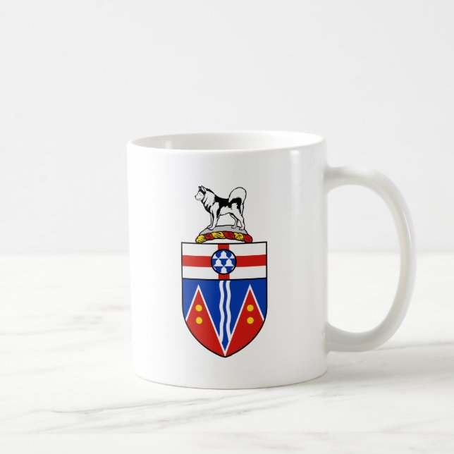 Yukon vapensköld kaffemugg (Höger)