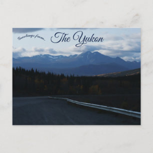 Yukonlandskapet Vykort