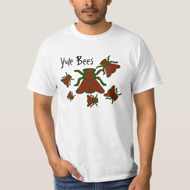 Yule bimanar skjorta tee (Framsida)