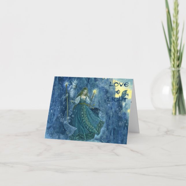 Yule Blessings: Greeting Cards Helgkort (Framsida)