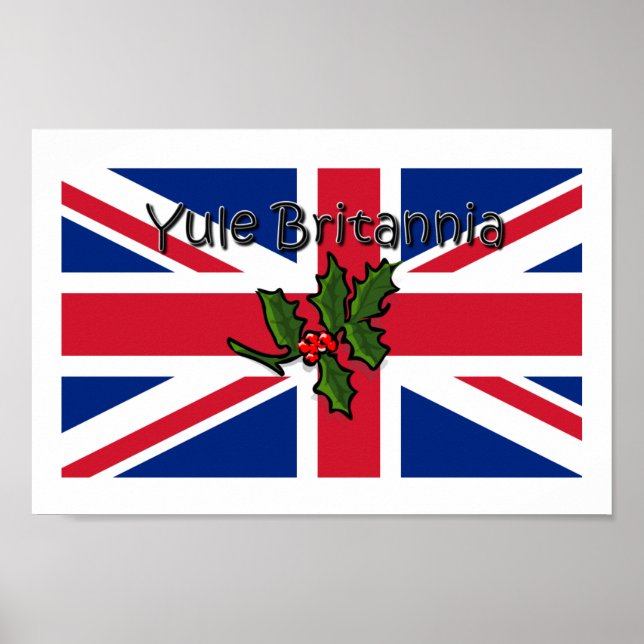 Yule Britannia Helgdag Poster (Framsidan)