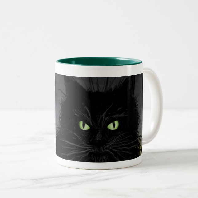 Yule Cat Två-Tonad Mugg (Framsida höger)