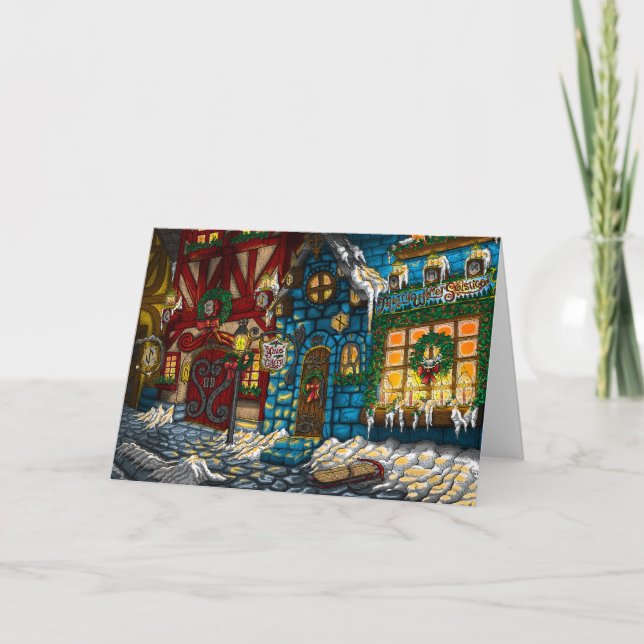 Yule Cheer Greeting Card Helgkort (Framsida)