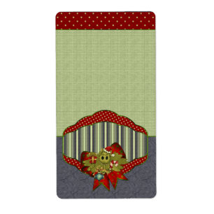 Yule Dragon Apothecary Label Fraktsedel