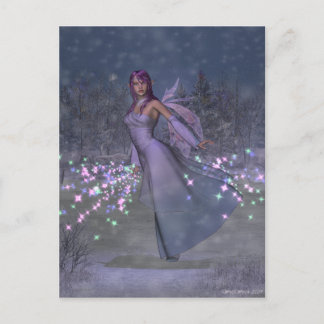Yule Fairy Postcard Vykort