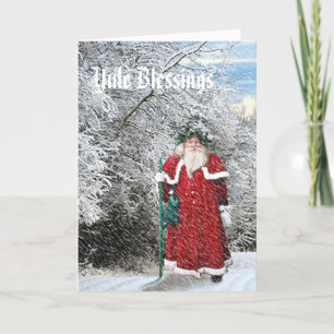 Yule - Far Julafton Helgkort