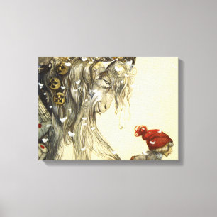 Yule Goat John Bauer Canvastryck