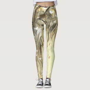 Yule Goat John Bauer Leggings