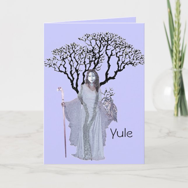 Yule - Hecate Blessings Helgkort (Framsida)