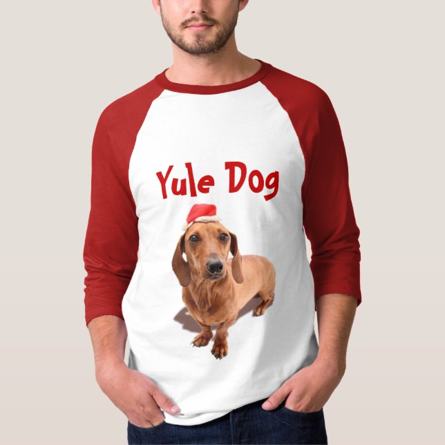 Yule Hund T-Shirt (Framsida)