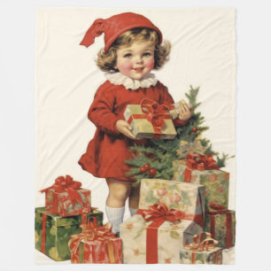 Yule Kärlek den senaste jultomten Fleecefilt