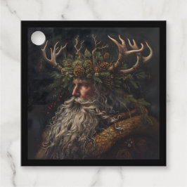 Yule Kung Gåvor Etiketter