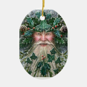 Yule kungprydnad julgransprydnad keramik