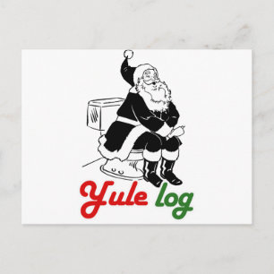 YULE LOG -.png Vykort