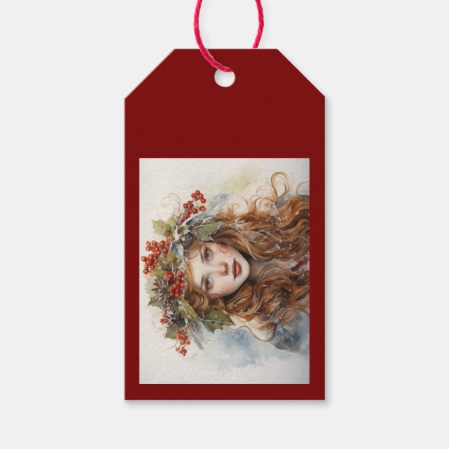 Yule Maiden Presentetikett (Framsidan)