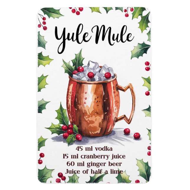 Yule Mule Magnet (Vertikal)
