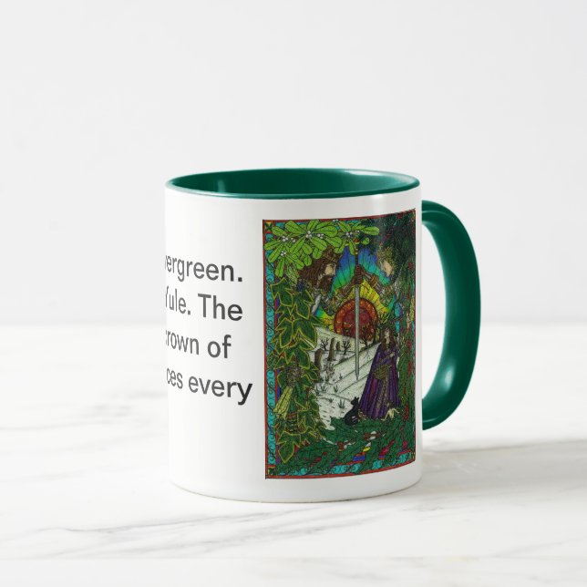 Yule, Oakkungen och järnekkungen Mugg (Framsida höger)