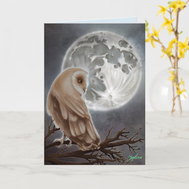 Yule Pagan Winter Solstice Card Kort (Gul blomma)