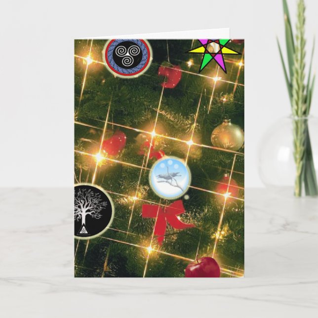 Yule - Shining Yule Helgkort (Framsida)