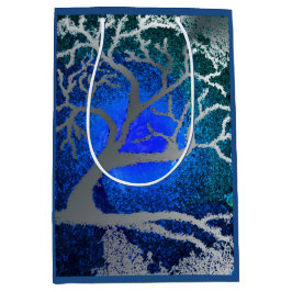 Yule silver träd-presentsäckar