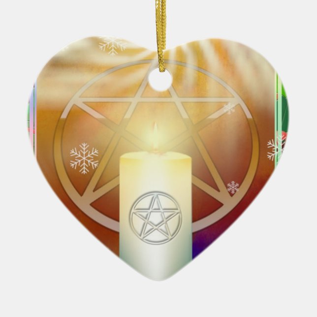 Yule Sol Julgransprydnad Keramik (Framsidan)