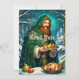 Yule Solstice Pagan Asatru Wiccan Heathen Helgdag Julkort