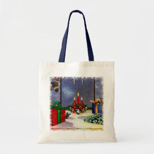 Yule Time Reflection Helgdag Art GIFT Tygkasse