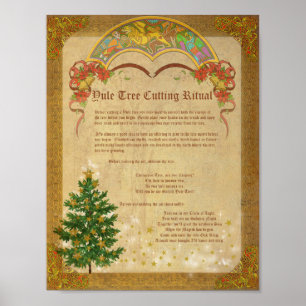 YULE TRÄD CUTTING RITUAL POSTER