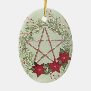 Yule välsignelse julgransprydnad keramik