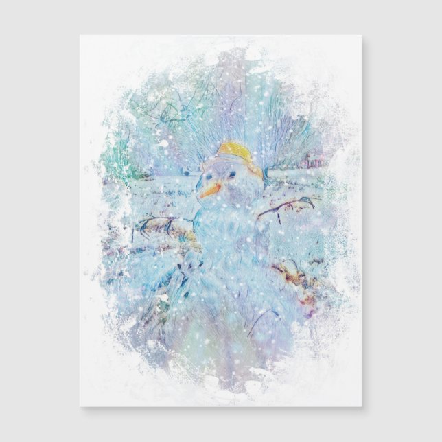 Yule Winter Snögubbe (Framsida)