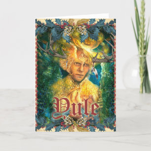 YULE WINTER SOLSTICE GREETING CARD HELGKORT