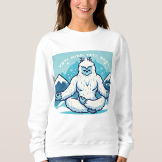 Yule Yeti Yoga Yeti Mind, Yeti Body T Shirt