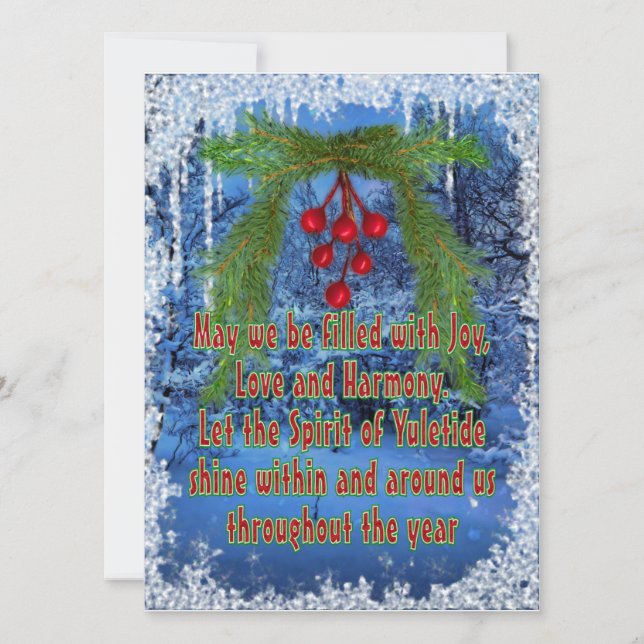 YULETIDE BLESSING (Framsida)