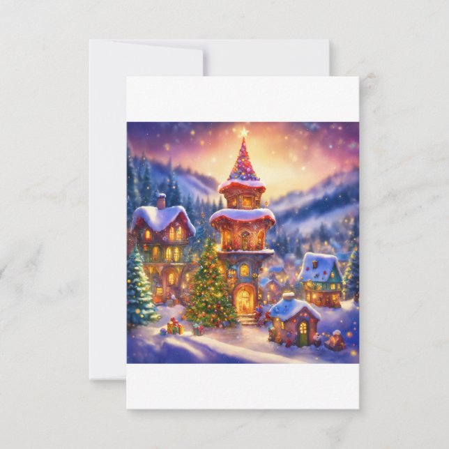 Yuletide Card Emporium Tack Kort (Framsida)