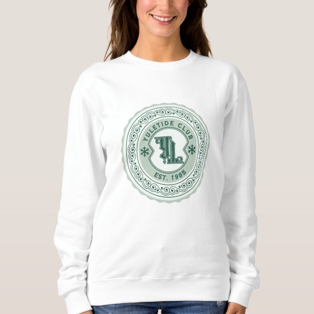 Yuletide Club Custom Holiday Crest T Shirt (Framsida)