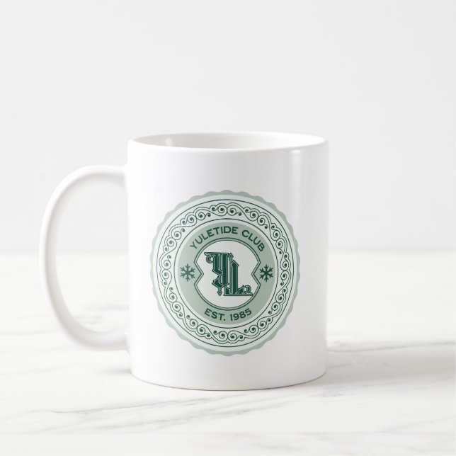 Yuletide Club EST. 1985 Holiday Crest Design Kaffemugg (Vänster)