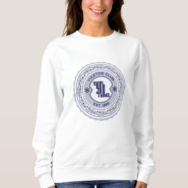 Yuletide Club EST. 1985 Holiday Crest Design T Shirt (Framsida)