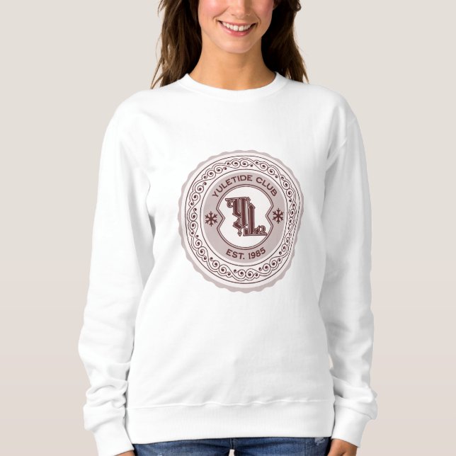 Yuletide Club EST. 1985 Holiday Crest Design T Shirt (Framsida)