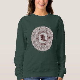 Yuletide Club EST. 1985 Holiday Crest Design T Shirt