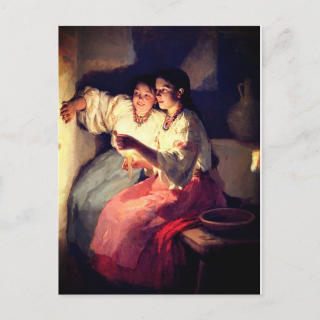 YULETIDE FORTUNE TELLLERS BY PYMONENKO VYKORT (Framsida)