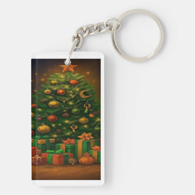 Yuletide Glow: Tree of Wonder Keychain (Baksidan)