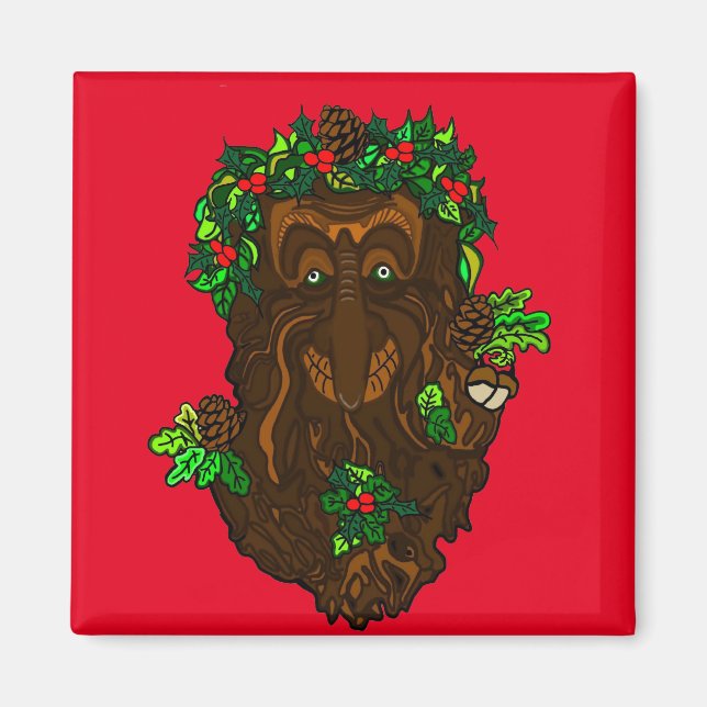 Yuletide Greenman Magnet (Framsidan)