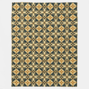 Yuletide Guld Glimmer Fleece Blanket