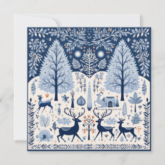 Yuletide Hälsning Julkort