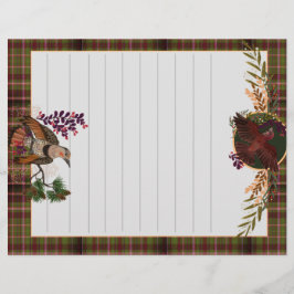 Yuletide Hälsning Northern Flicker Brevhuvud