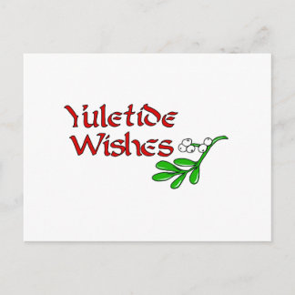 Yuletide Hälsning Vykort